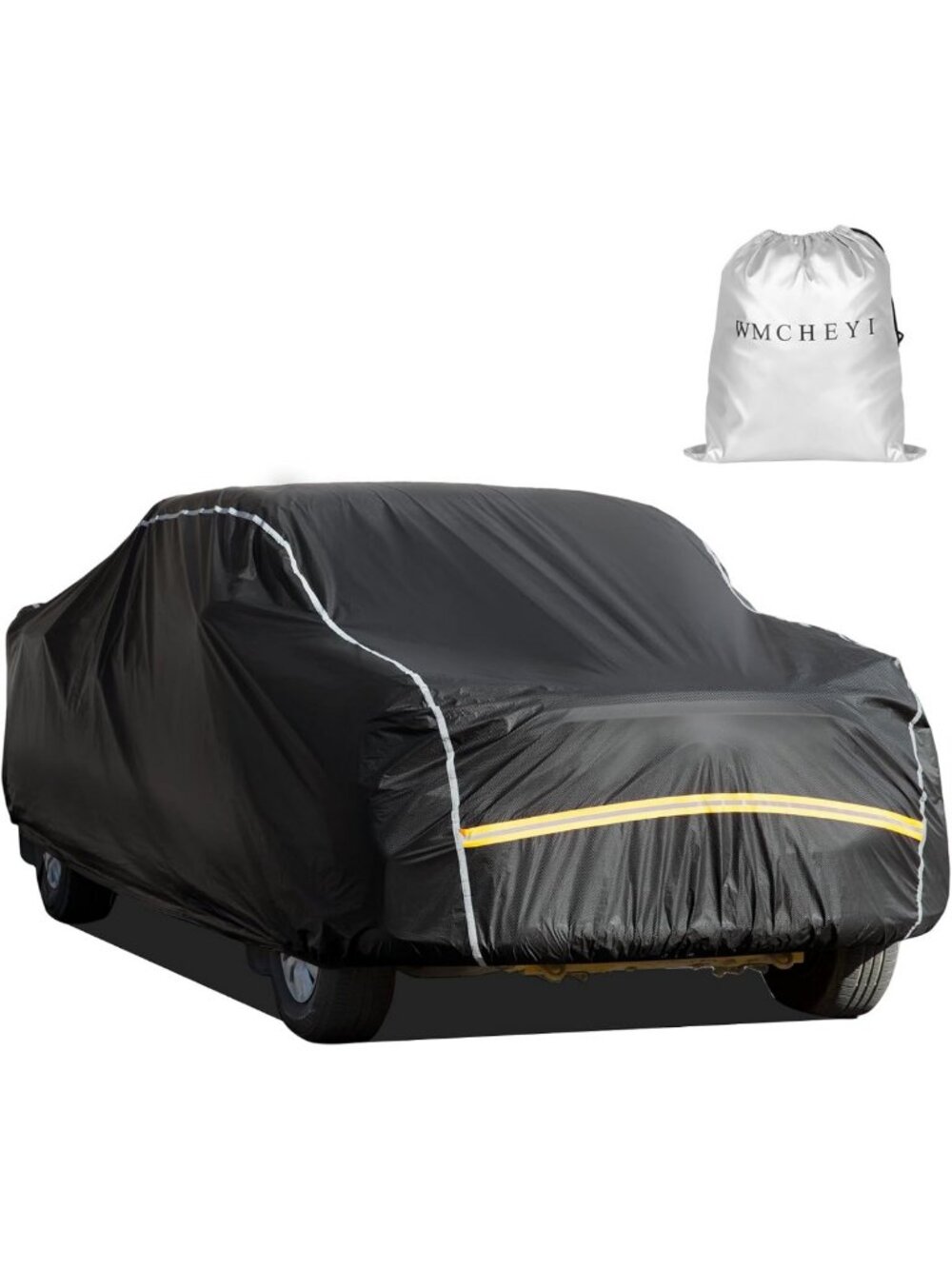 Waterproof All-Weather Pickup Truck Cover - Fits 246"x79"x78" - Heavy Duty